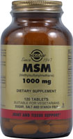 MSM - 1000 мг - 120 таблеток - Solgar Solgar