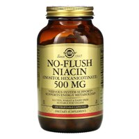 No-Flush Niacin -- 500 mg - 100 Vegetable Capsules (Растительные капсулы) Solgar