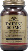 Solgar таурин -- 500 мг -- 100 растительных капсул Solgar