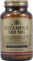 Витамин С - 500 мг - 100 растительных капсул - Solgar Solgar