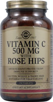 Vitamin C with Rose Hips -- 500 mg - 250 Tablets (Таблетки) Solgar