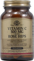 Витамин C с Шиповником - 500 мг - 100 таблеток - Solgar Solgar
