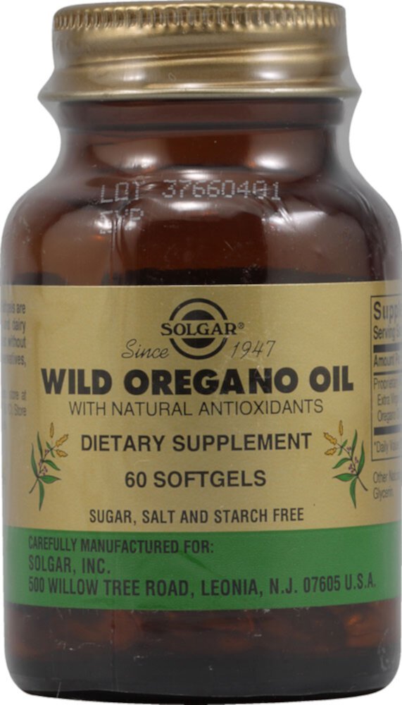 Wild Oregano Oil -- 60 Softgels (Мягкие капсулы) Solgar