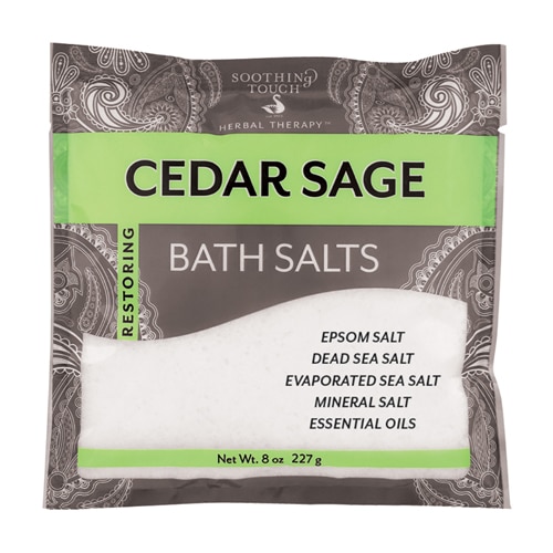 Соль для ванн Soothing Touch Cedar Sage — 8 унций Soothing Touch