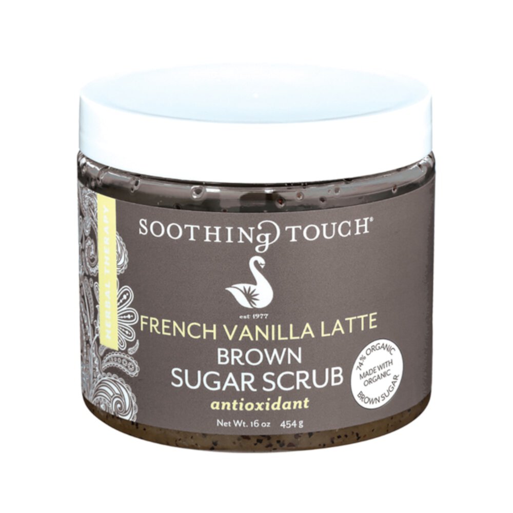 Скраб с коричневым сахаром Soothing Touch French Vanilla Latte - 16 унций Soothing Touch