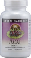 ACAI Extract -- 500 mg - 120 Capsules (Капсулы) Source Naturals