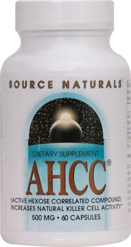 Source Naturals AHCC® -- 500 мг -- 60 капсул Source Naturals