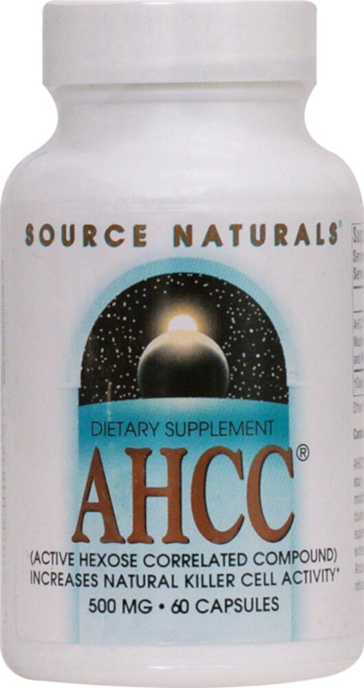 AHCC® -- 500 mg - 60 Capsules (Капсулы) Source Naturals