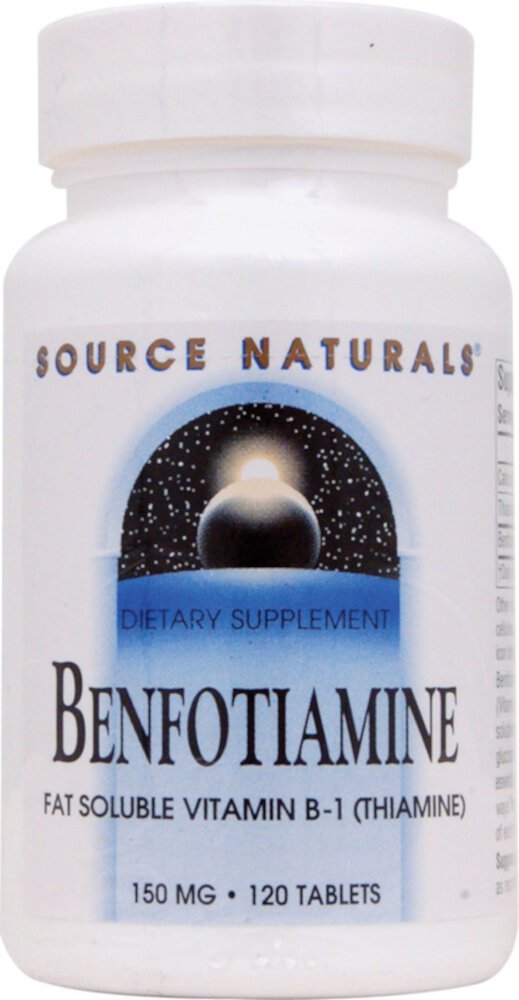 Бенфотиамин - 150 мг - 120 таблеток - Source Naturals Source Naturals