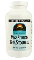 Бета-Ситостерол Мега Мощность - 375 мг - 240 таблеток - Source Naturals Source Naturals