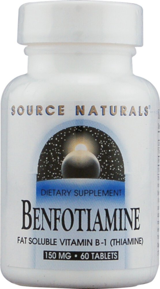 Бенфотиамин - 150 мг - 60 таблеток - Source Naturals Source Naturals