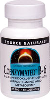 Коферментированный B-6 - 25 мг - 60 леденцов - Source Naturals Source Naturals