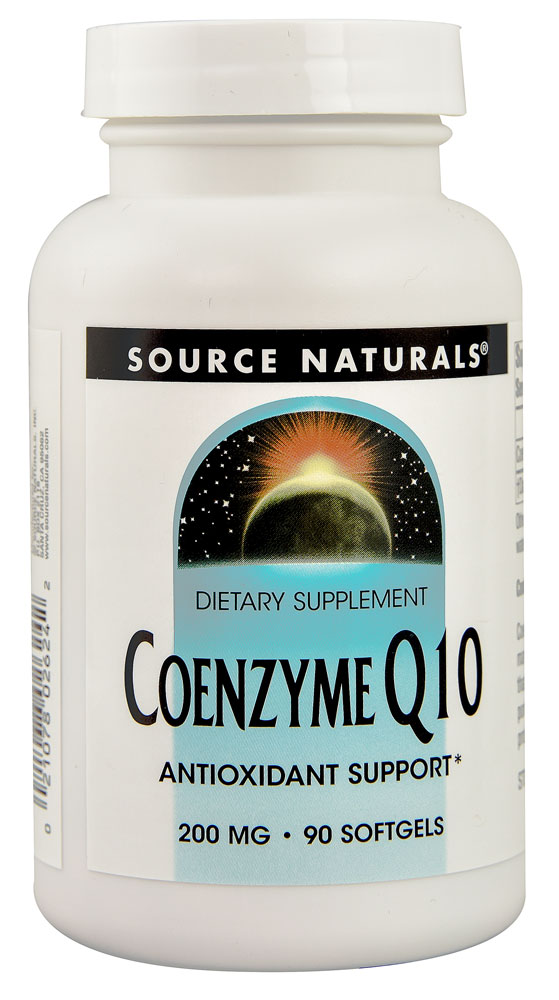 Source Naturals Коэнзим Q10 — 200 мг — 90 мягких желатиновых капсул Source Naturals