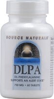 DLPA -- 750 mg - 60 Tablets (Таблетки) Source Naturals