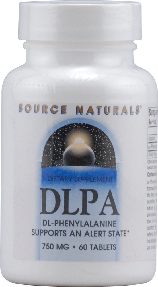 Source Naturals DLPA — 750 мг — 60 таблеток Source Naturals