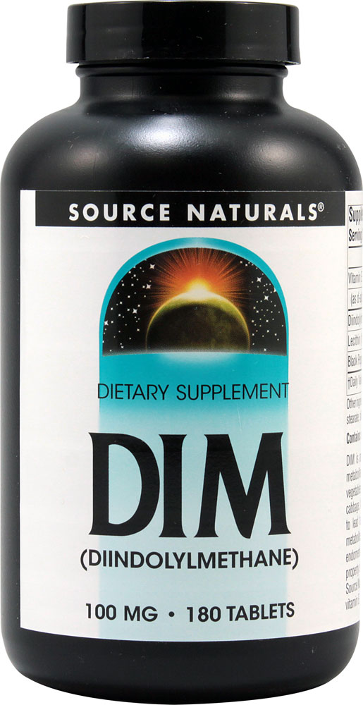 Source Naturals DIM дииндолиметан – 100 мг – 180 таблеток Source Naturals