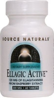 Ellagic Active™ -- 300 mg - 60 Tablets (Таблетки) Source Naturals