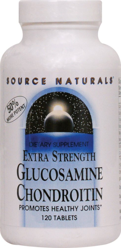 Source Naturals Extra Strength Glucosamine Chondroitin -- 120 таблеток Source Naturals