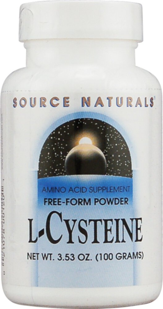 Free Form L-Cysteine Powder (Порошок) -- 3.53 oz (Унции) Source Naturals