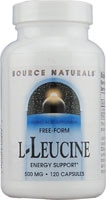 Source Naturals L-лейцин в свободной форме — 500 мг — 120 капсул Source Naturals
