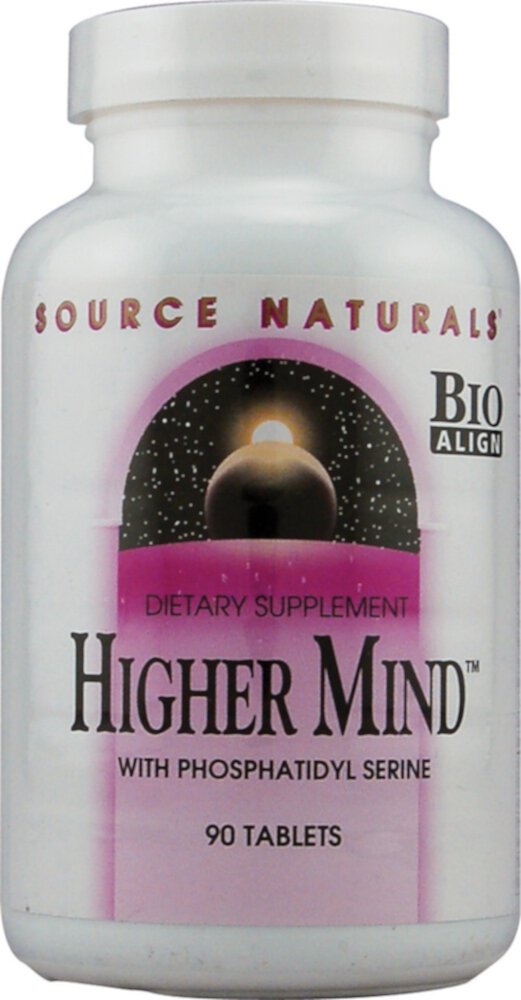 Higher Mind™ с фосфатидилсерином -- 90 таблеток Source Naturals