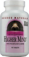 Higher Mind™ with Phosphatidylserine -- 90 Tablets (Таблетки) Source Naturals