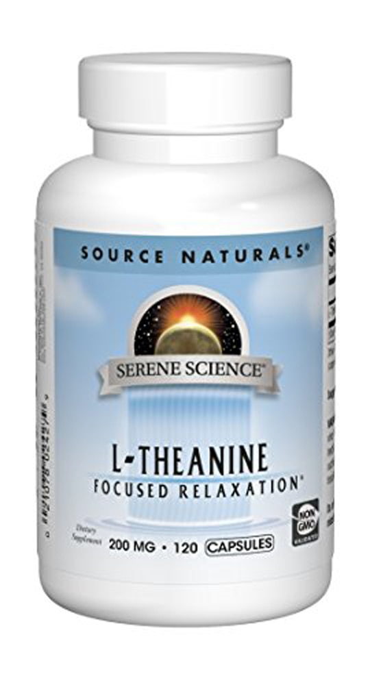 Source Naturals L-теанин — 200 мг — 120 капсул Source Naturals