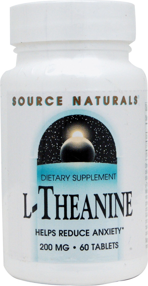 Source Naturals L-теанин — 200 мг — 60 таблеток Source Naturals