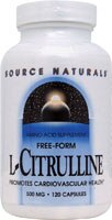 Source Naturals L-цитруллин — 500 мг — 120 капсул Source Naturals