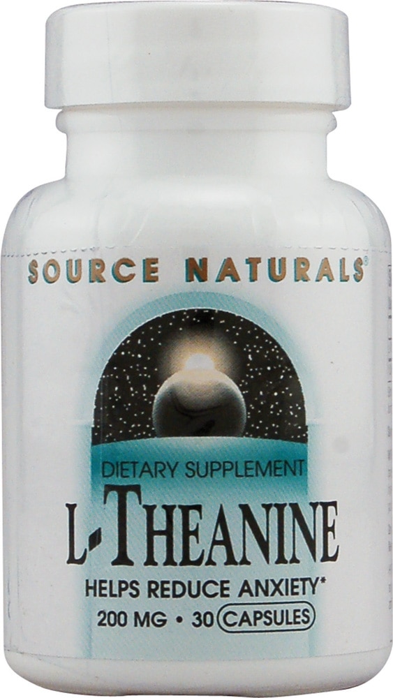 Source Naturals L-теанин — 200 мг — 30 капсул Source Naturals