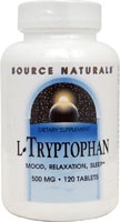 Source Naturals L-триптофан – 500 мг – 120 таблеток Source Naturals