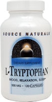 Source Naturals L-триптофан — 500 мг — 120 капсул Source Naturals