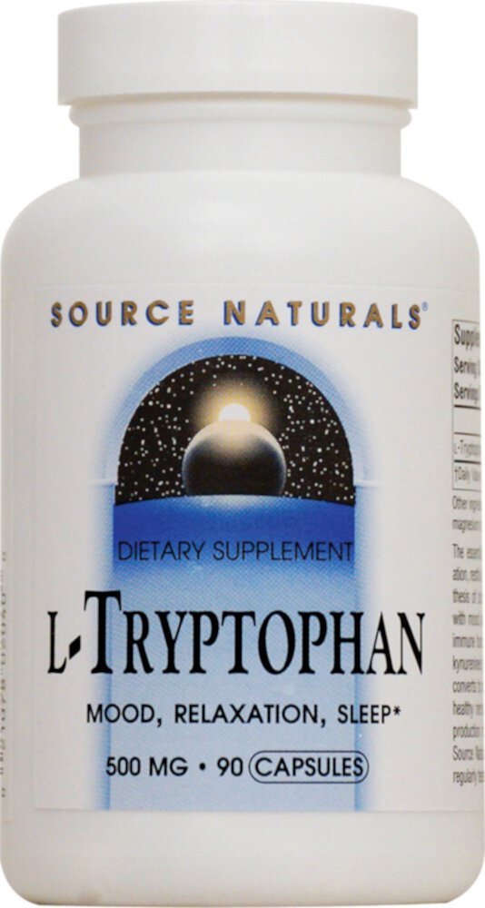 Source Naturals L-триптофан — 500 мг — 90 капсул Source Naturals