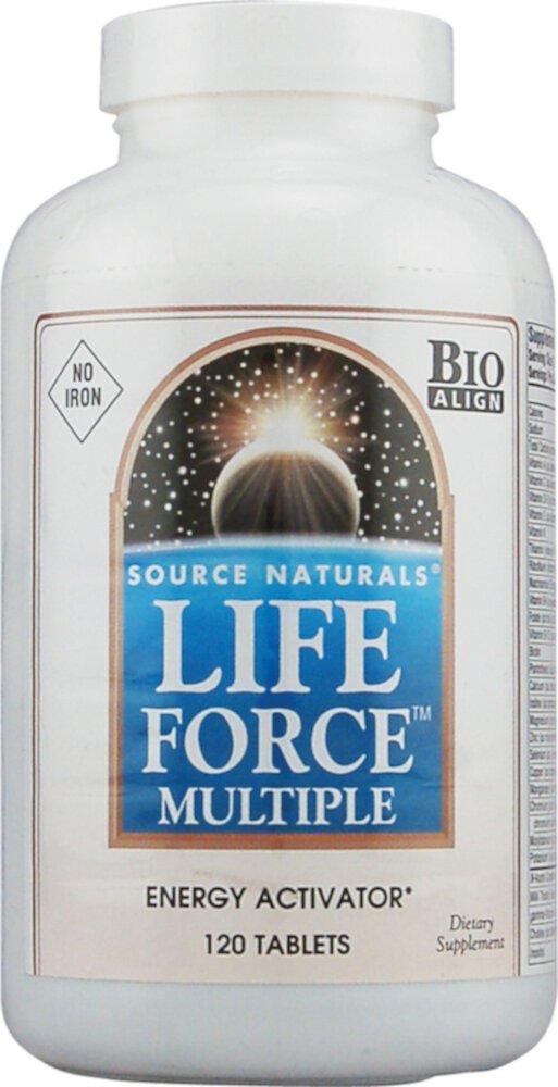 Life Force™ Multiple Energy Activator -- 120 Tablets (Таблетки) Source Naturals