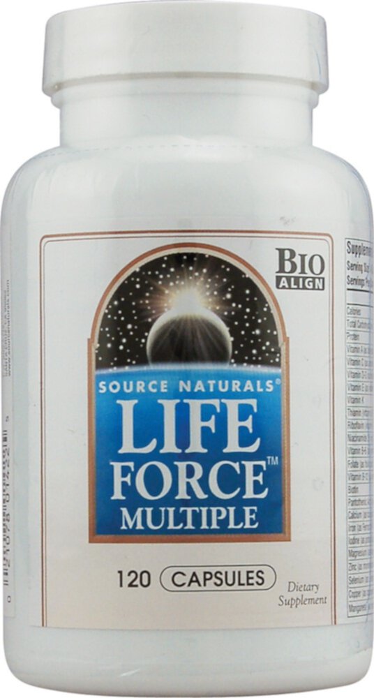 Life Force Multiple with Iron -- 120 Capsules (Капсулы) Source Naturals