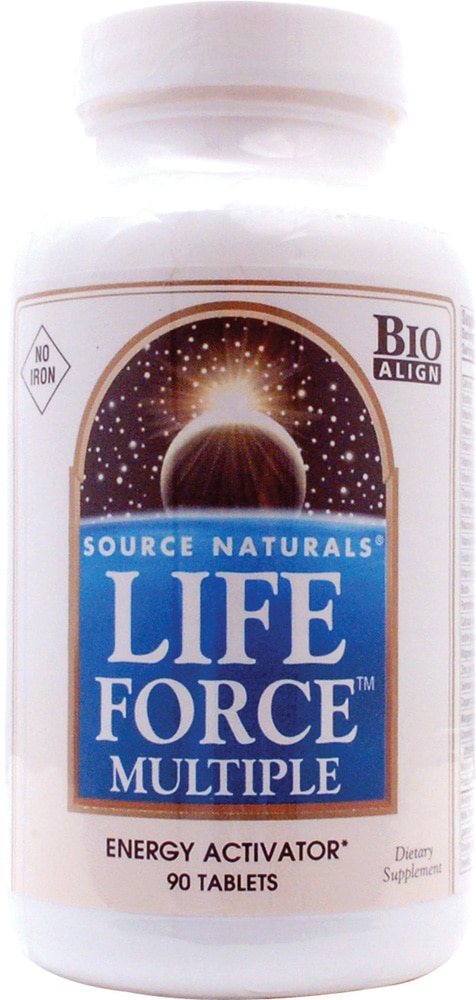 Life Force Multiple No Iron -- 90 Tablets (Таблетки) Source Naturals