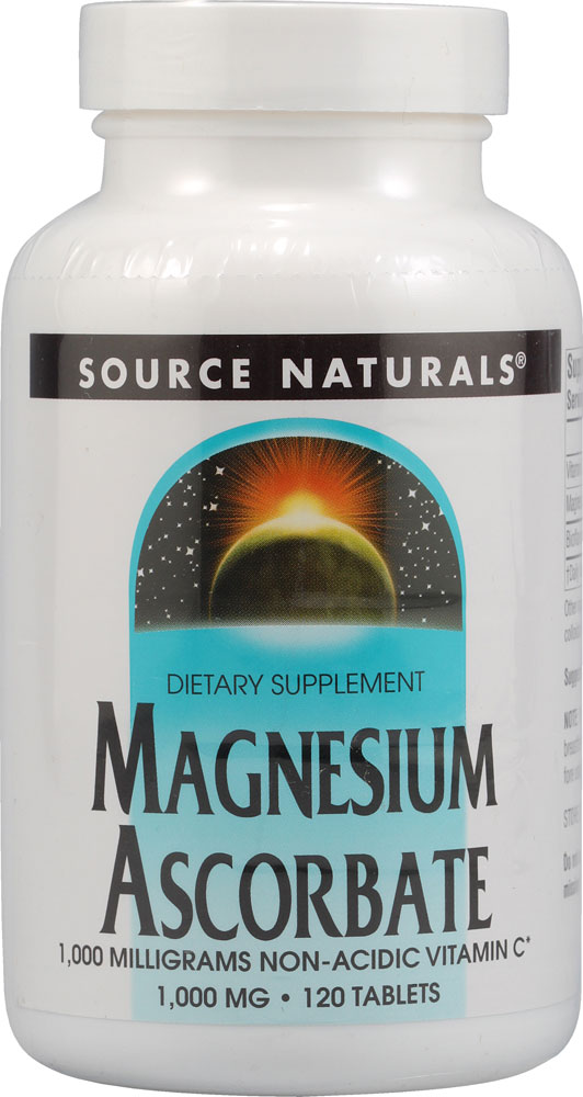 Source Naturals Аскорбат магния — 1000 мг — 120 таблеток Source Naturals