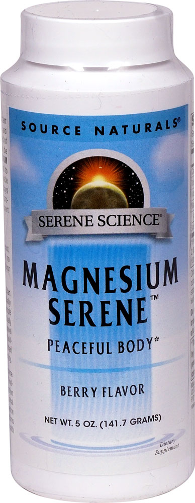 Source Naturals Magnesium Serene™ Berry — 800 мг — 5 унций Source Naturals
