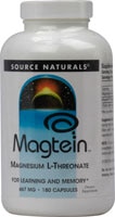 Source Naturals Magtein™ L-треонат магния — 667 мг — 180 капсул Source Naturals
