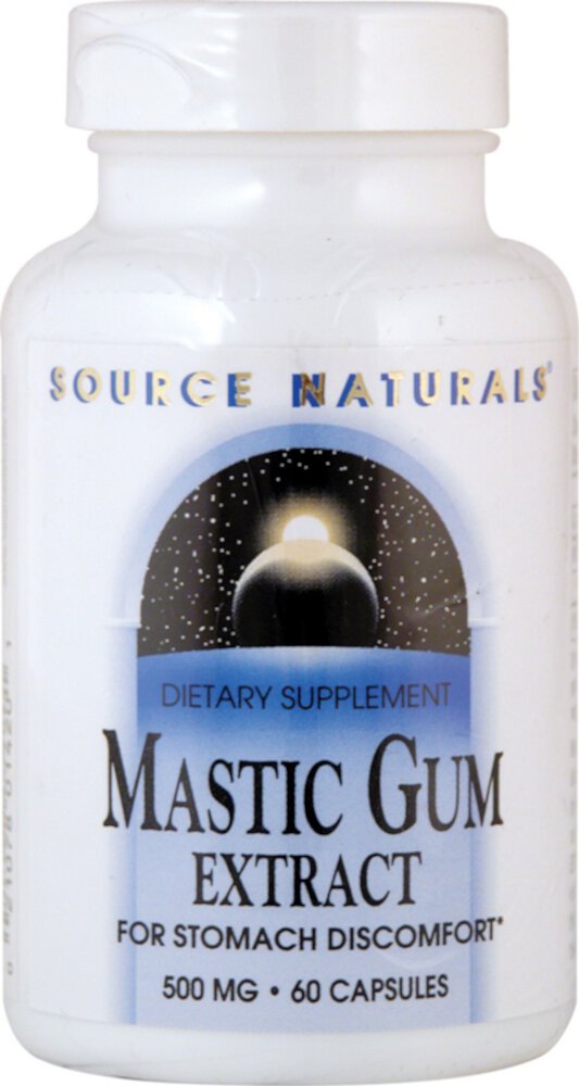 Mastic Gum Extract -- 500 mg - 60 Capsules (Капсулы) Source Naturals