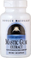 Экстракт мастичной камеди Source Naturals -- 500 мг -- 60 капсул Source Naturals