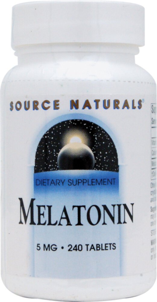 Melatonin -- 5 mg - 240 Tablets (Таблетки) Source Naturals