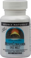 MethylCobalamin Fast Melt™ -- 5 mg - 60 Tablets (Таблетки) Source Naturals