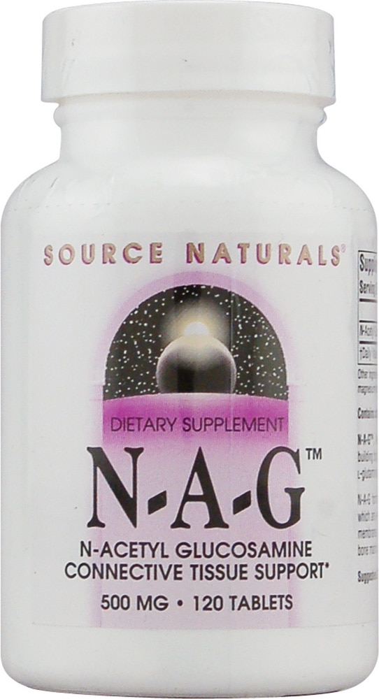 Source Naturals N-A-G™ N-ацетилглюкозамин — 500 мг — 120 таблеток Source Naturals