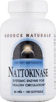 Source Naturals NSK-SD™ Наттокиназа — 36 мг — 180 мягких таблеток Source Naturals