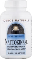 NSK-SD™ Nattokinase -- 36 mg - 180 Softgels (Мягкие капсулы) Source Naturals