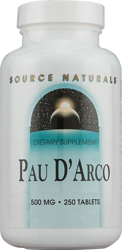 Pau D'Arco - 500 мг - 250 таблеток - Source Naturals Source Naturals