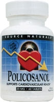 Policosanol -- 20 mg - 60 Tablets (Таблетки) Source Naturals