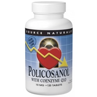 Policosanol с Коэнзимом Q10 - 10 мг - 120 таблеток - Source Naturals Source Naturals