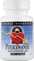 Policosanol with Coenzyme Q10 -- 10 mg - 60 Tablets (Таблетки) Source Naturals